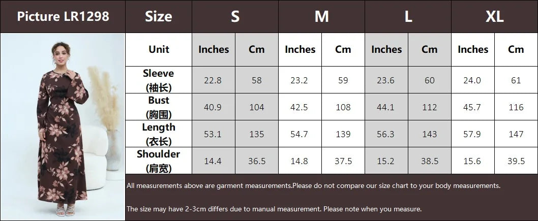 Zahraa Abaya 2026 Women's Dresses Islamic Clothing Printed Floral Abaya Modest Dresses Closed Abaya Women Muslim Dress Summer