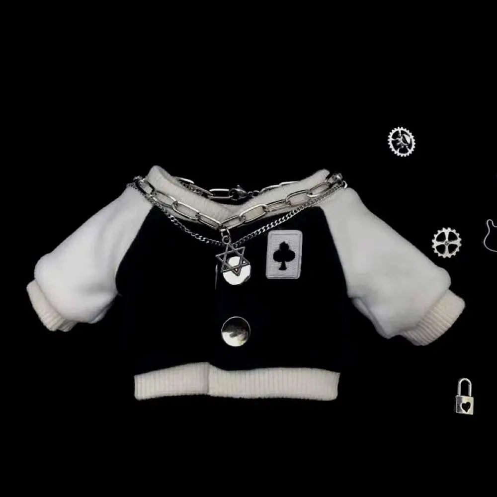 Coat  Accessories Changing Dressing Game Cotton  Dolls Baseball Uniform Embroidery Jackets 20cm  Clothes