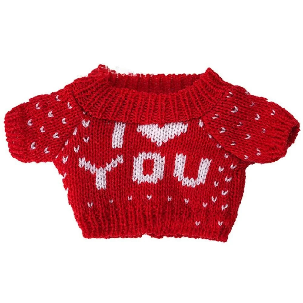 New Doll Clothes for 20cm Dolls Overalls Accessories Plush Doll's Clothing Sweater Stuffed Toy Dolls Outfit for Korea Idol Dolls