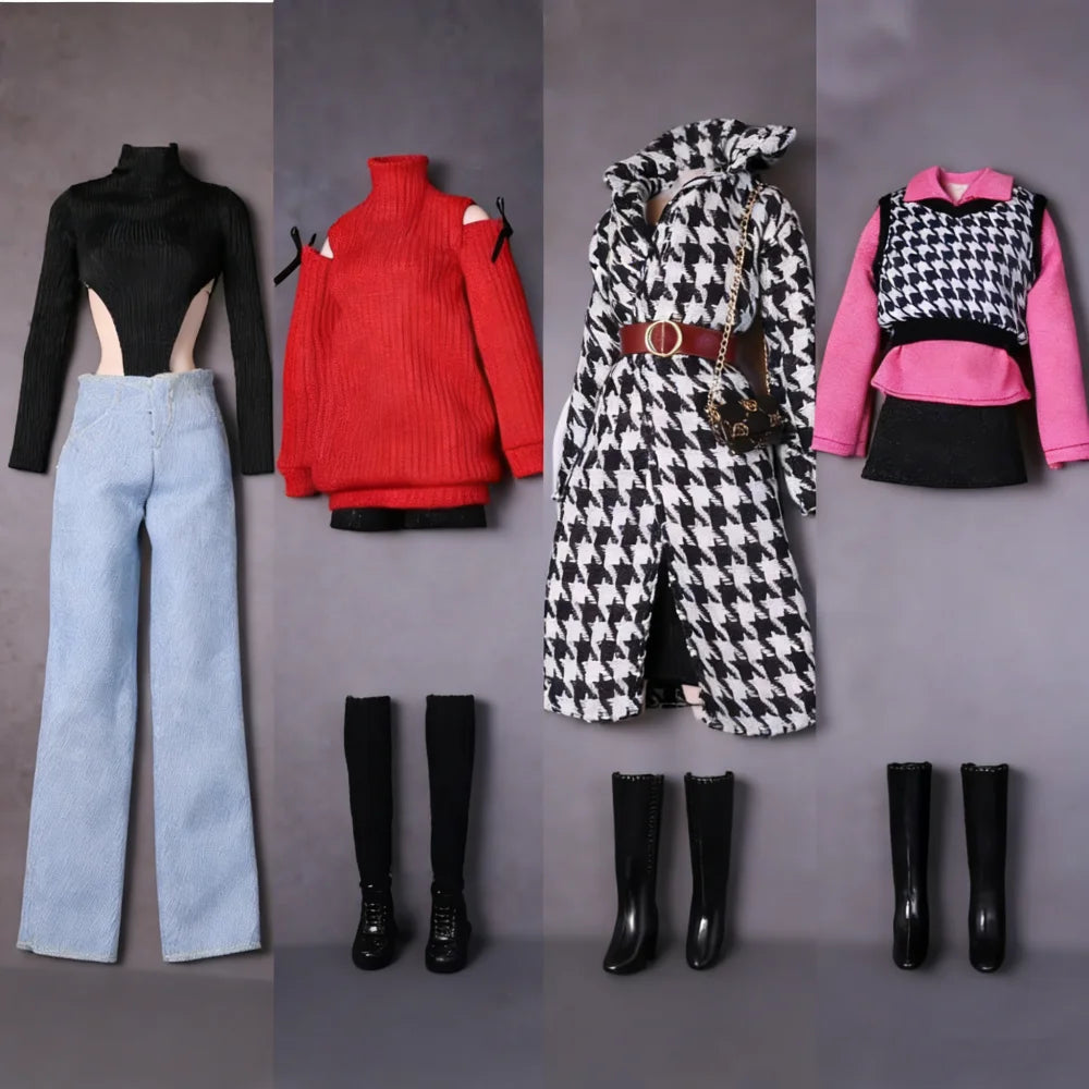 2024 new clothing set / winter wear sweater dress top pant coat suit / doll accessories for 30cm xinyi Fr ST blythe BB doll