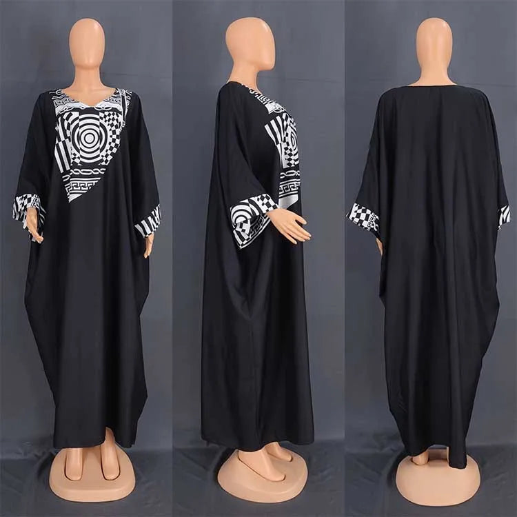 African Dresses For Women Muslim Fashion Abayas Boubou Dashiki Ankara Outfits Evening Gown Dubai Kaftan Abaya Robe Marocaine