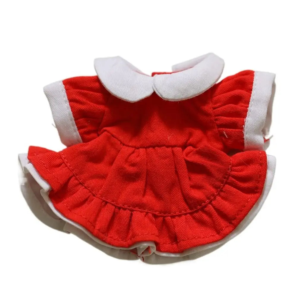 Dress Up Doll Doll Lolita Dress Princess Skirt Clothing Doll‘s Clothes 12cm Maid Dress Cotton Doll Clothes Doll's Accessories