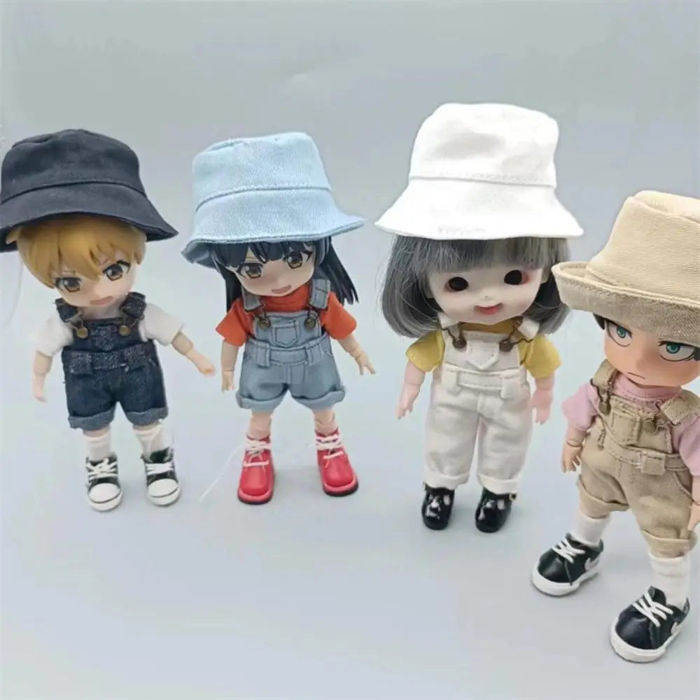 Accessories Casual Wears OB11 Denim Pants Playing House Dress Up Clothes Overalls Outfit Trousers Jeans Pants Girls