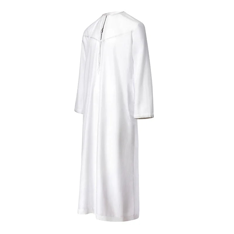 2026 Abaya Islamic Men Robe Muslims Dresses Djellaba Simple Fashion Applique Shirts Arabic Dress Men Ethnic Clothing Gift Thobe