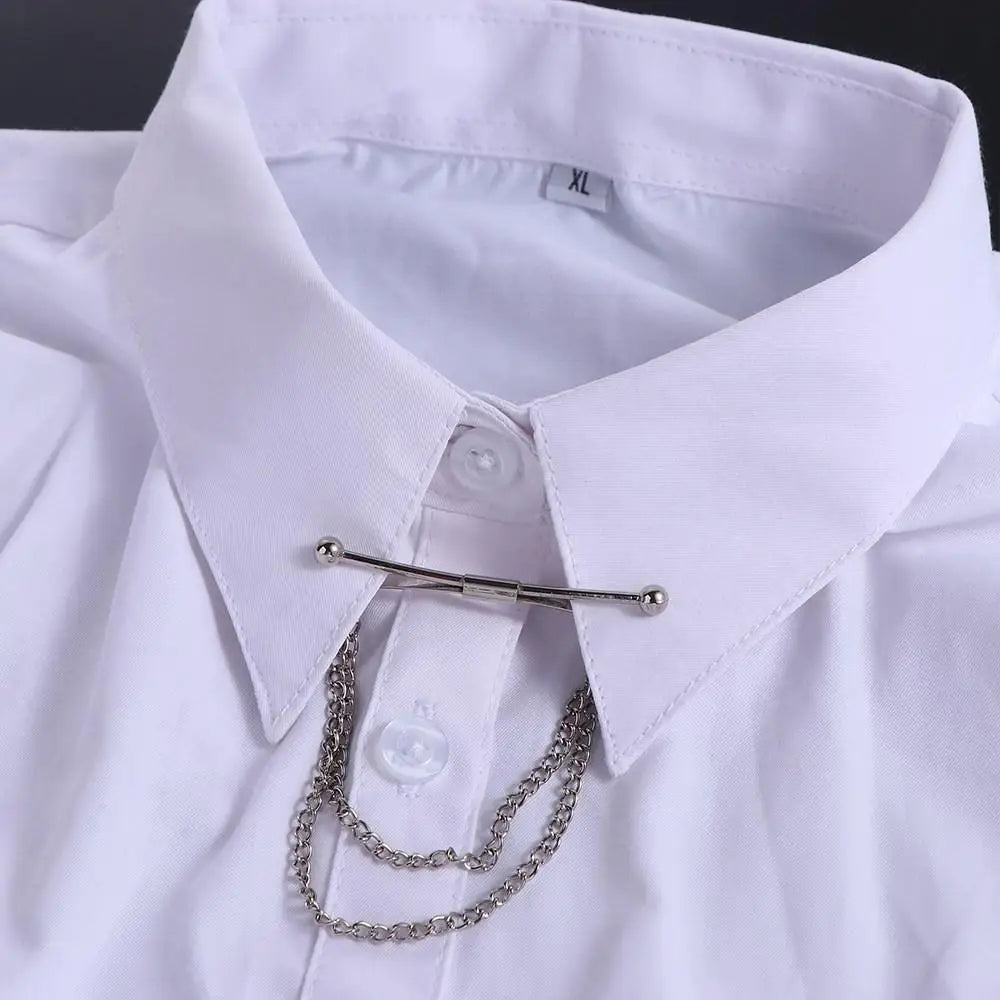 Alloy High-grade Prevent Exposure Non-injury Clothing Men Collar Clip Women Collar Bar Neckwear Accessories Tie Clip