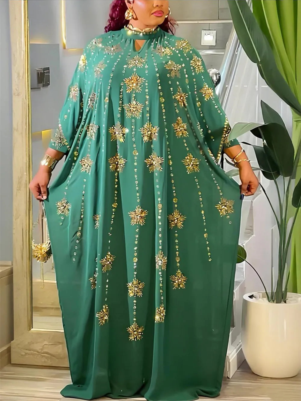 Abayas For Women Dubai African Muslim Fashion Dress Caftan Marocain Evening Party Dresses Chiffon Boubou Robe Djellaba Femme