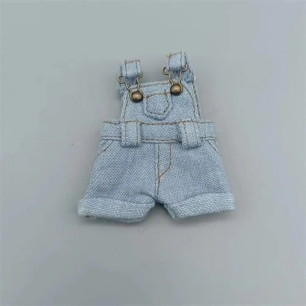 Accessories Casual Wears OB11 Denim Pants Playing House Dress Up Clothes Overalls Outfit Trousers Jeans Pants Girls