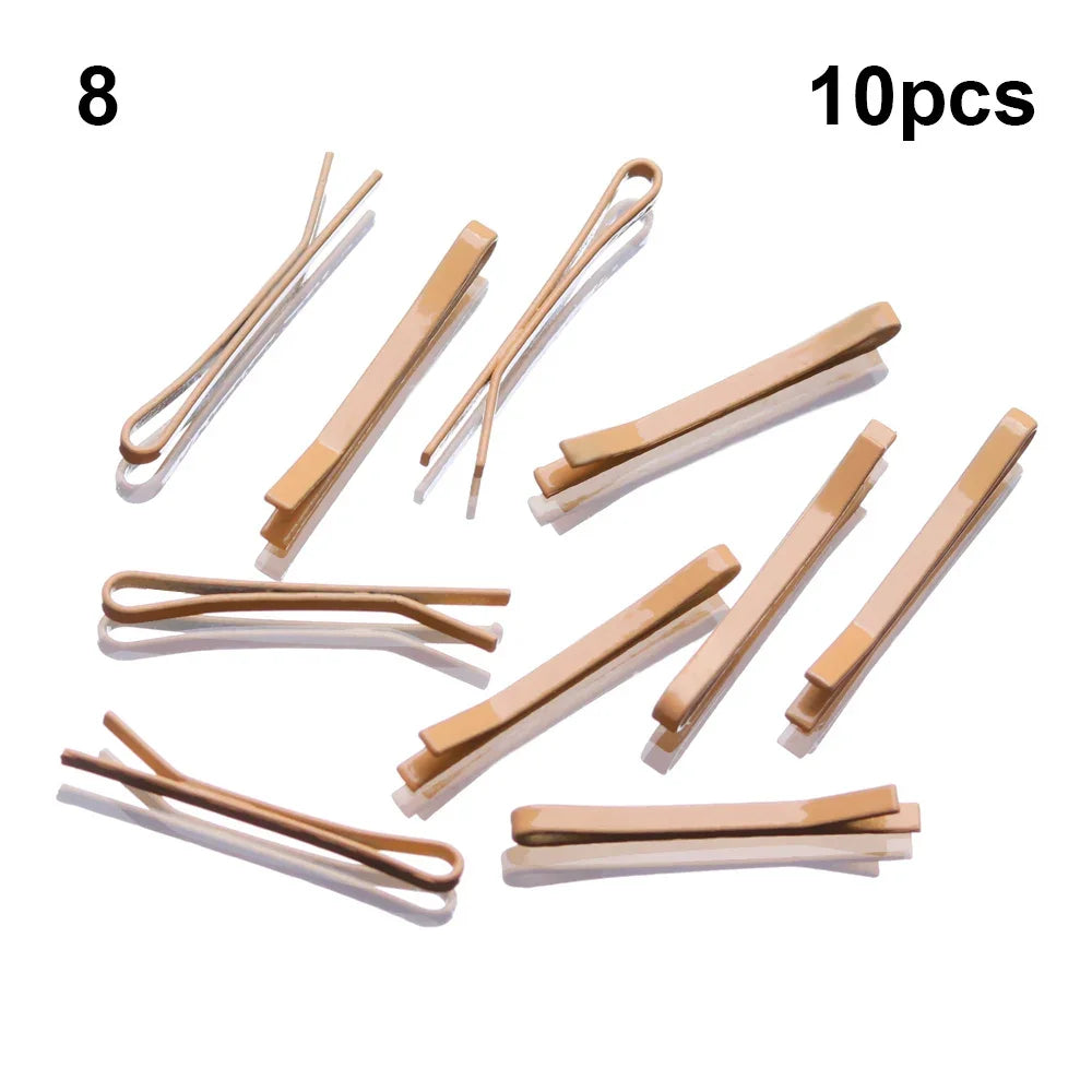 Doll Hair Clips (10pc Metal)