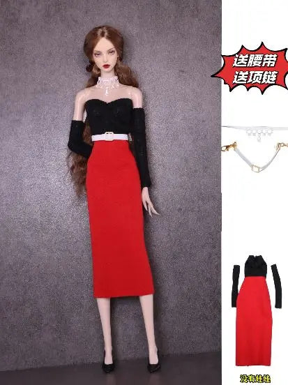 2024 new clothing set / winter wear sweater dress top pant coat suit / doll accessories for 30cm xinyi Fr ST blythe BB doll