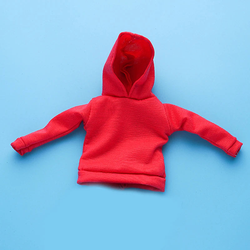 29-30cm Doll Clothes/Short Dress Fashion Tops Hoodies Sweatshirt Casual Wears 1/6 Dolls Gym Clothing Dolls Accessory