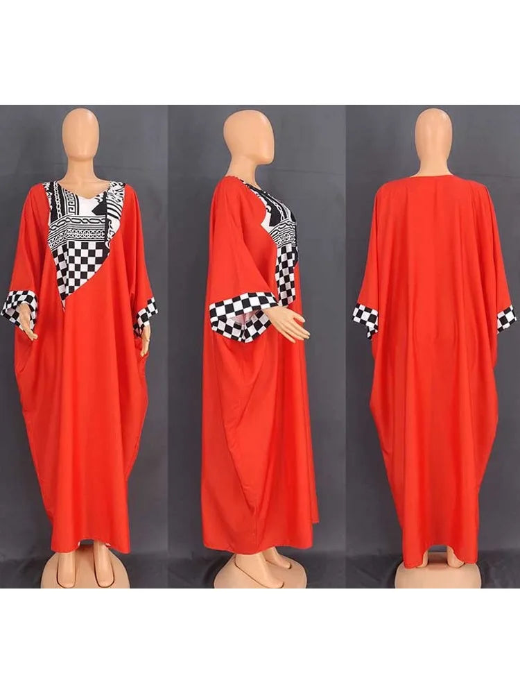African Dresses For Women Muslim Fashion Abayas Boubou Dashiki Ankara Outfits Evening Gown Dubai Kaftan Abaya Robe Marocaine