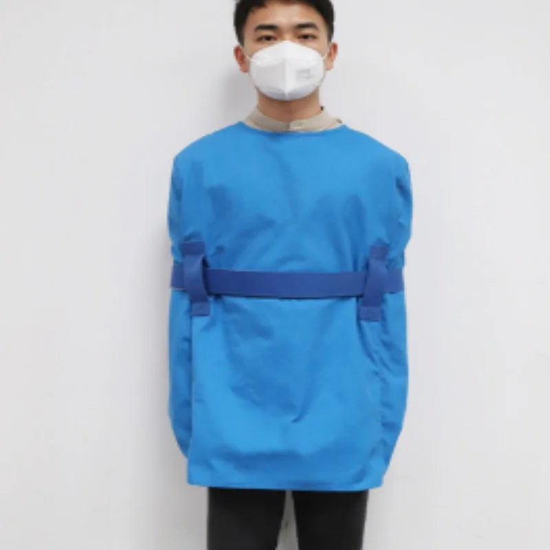 New Protective Restraint Clothing Oxford Cloth Safety Clothing Breathable Back Buckle Hidden Sleeves Portable Wear-Resistant