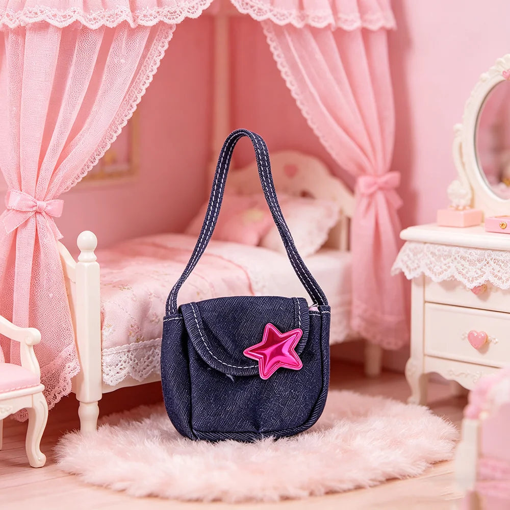 18 inch doll accessories, including doll cameras, doll bags, doll hair clips, and other fashionable doll accessories