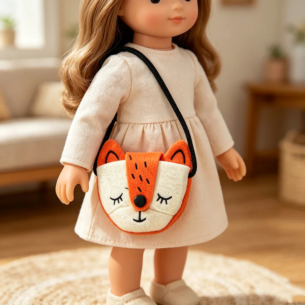 18 inch doll accessories, including doll cameras, doll bags, doll hair clips, and other fashionable doll accessories