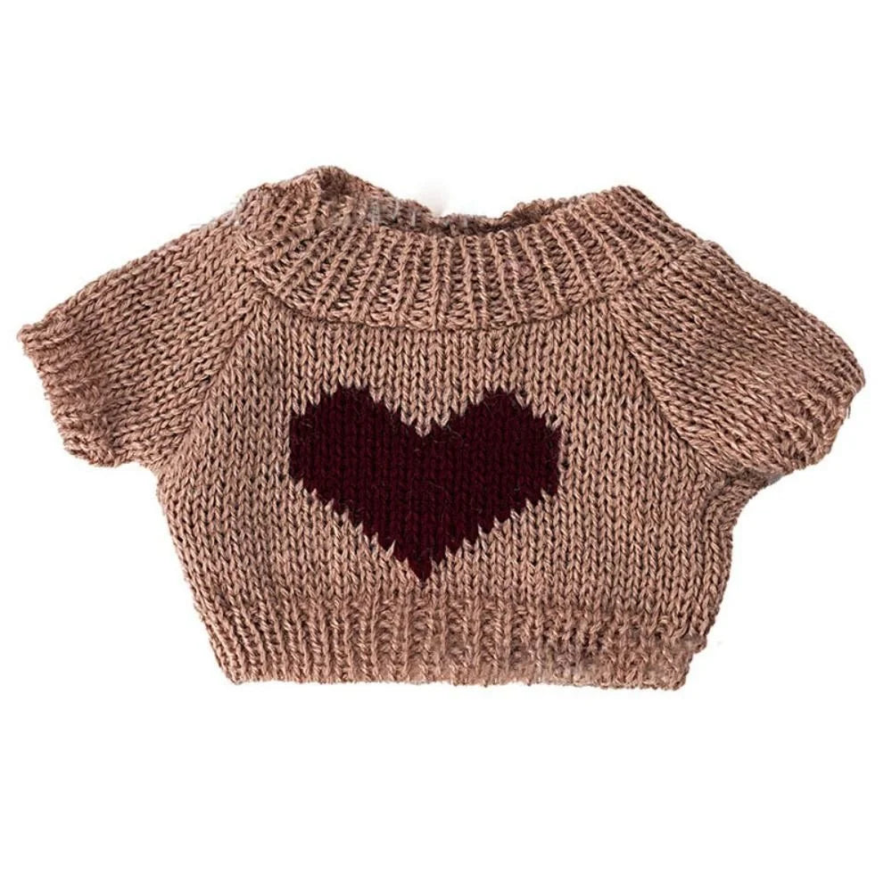 New Doll Clothes for 20cm Dolls Overalls Accessories Plush Doll's Clothing Sweater Stuffed Toy Dolls Outfit for Korea Idol Dolls
