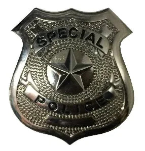 Police clothing accessories: badges, plastic walkie talkie props and other accessories  the ideal choice for dressing up parties