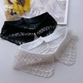 Clothing Accessory Women's Lace Collar New Lace Up Shawl Embroidered Bead Collar Detachable Shirt Dress Blouse Decor