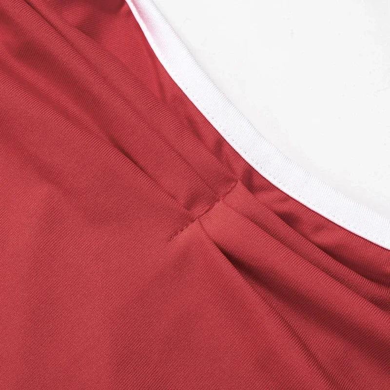 Casual Streetwear Contrast Binding Halter Tops Women Clothing Square Collar Camison Verano Shirring Strap Corset Y2k Accessories