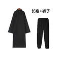 Traditionoal Taoism Robe Men Women Sanqing Collar Taoist Clothing Vintage Niche Tai Chi Costume Zen Tea Shop Pilgrimage Clothes