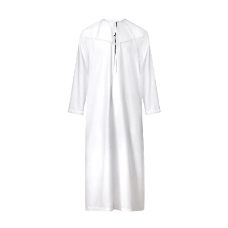2026 Abaya Islamic Men Robe Muslims Dresses Djellaba Simple Fashion Applique Shirts Arabic Dress Men Ethnic Clothing Gift Thobe