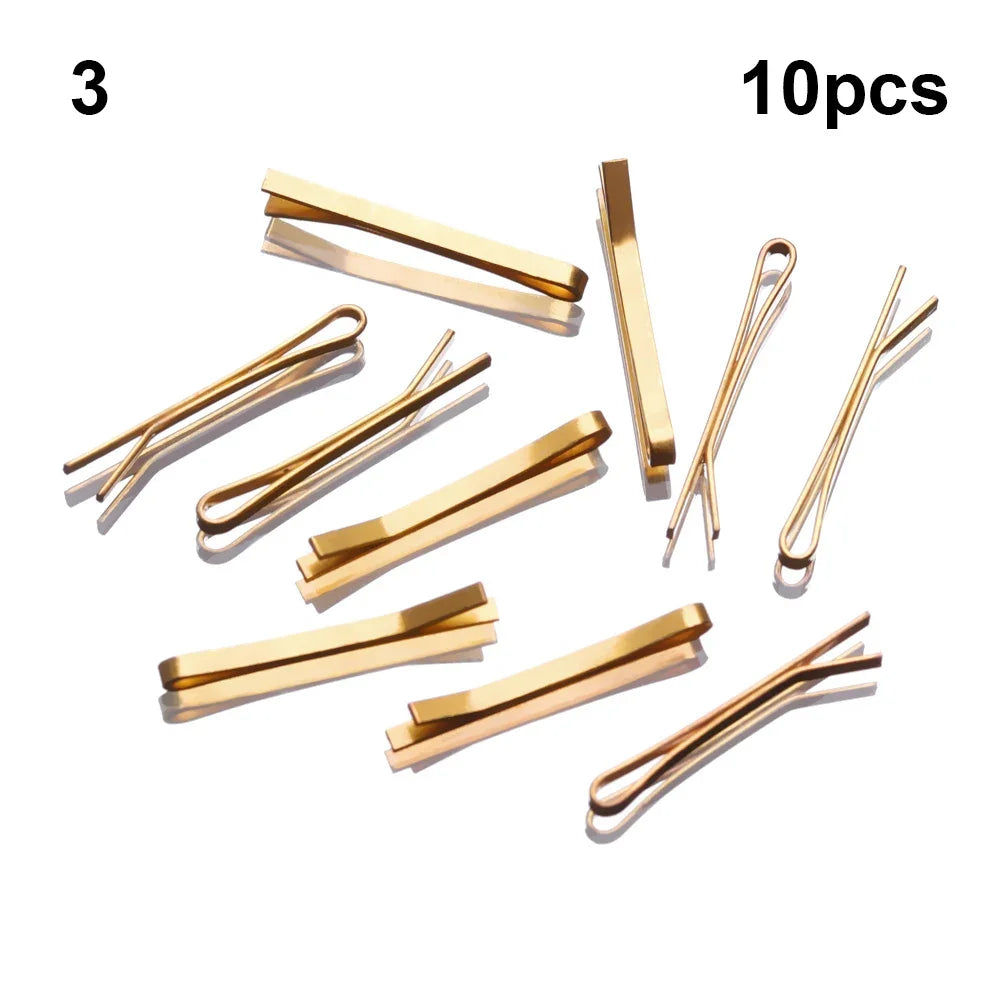 Doll Hair Clips (10pc Metal)