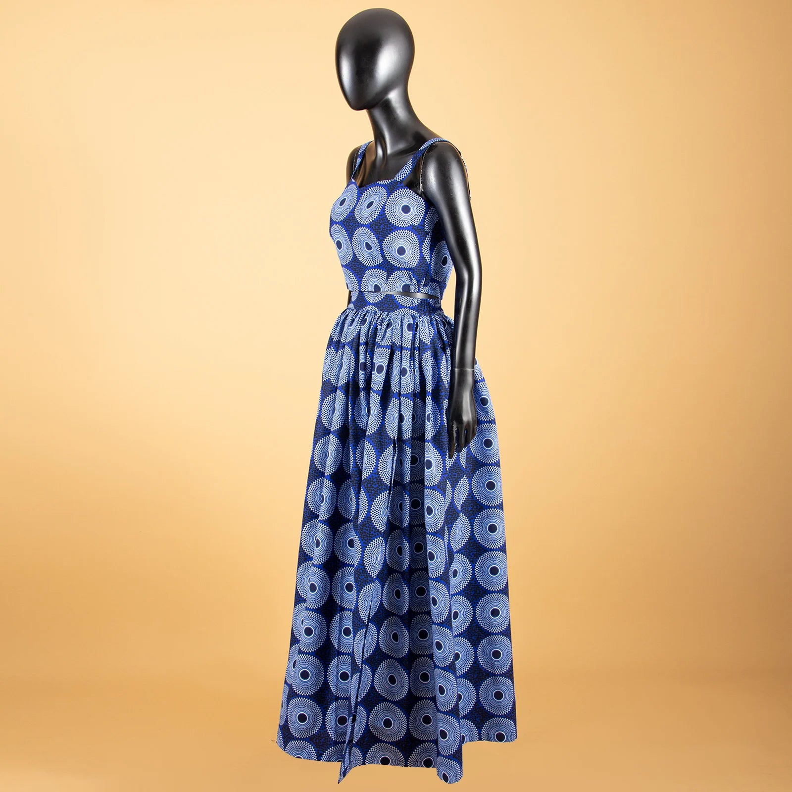 African Clothes for Women Print Crop Top and Maxi Skirt 2 Piece Set Party Outfits Traditional Clothing Ankara Attire A2326001