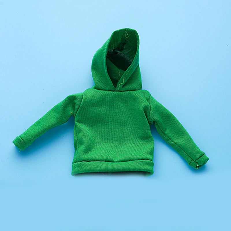 29-30cm Doll Clothes/Short Dress Fashion Tops Hoodies Sweatshirt Casual Wears 1/6 Dolls Gym Clothing Dolls Accessory