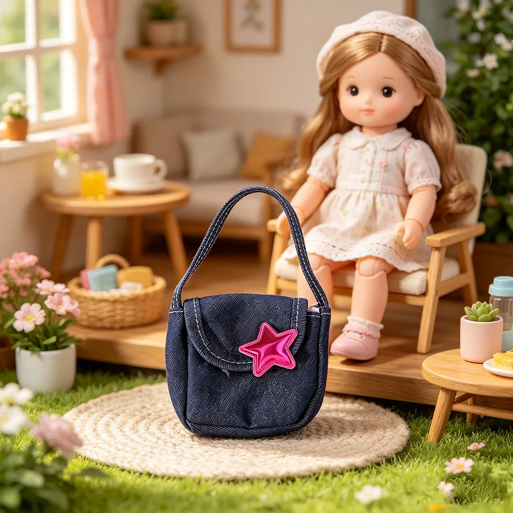 18 inch doll accessories, including doll cameras, doll bags, doll hair clips, and other fashionable doll accessories