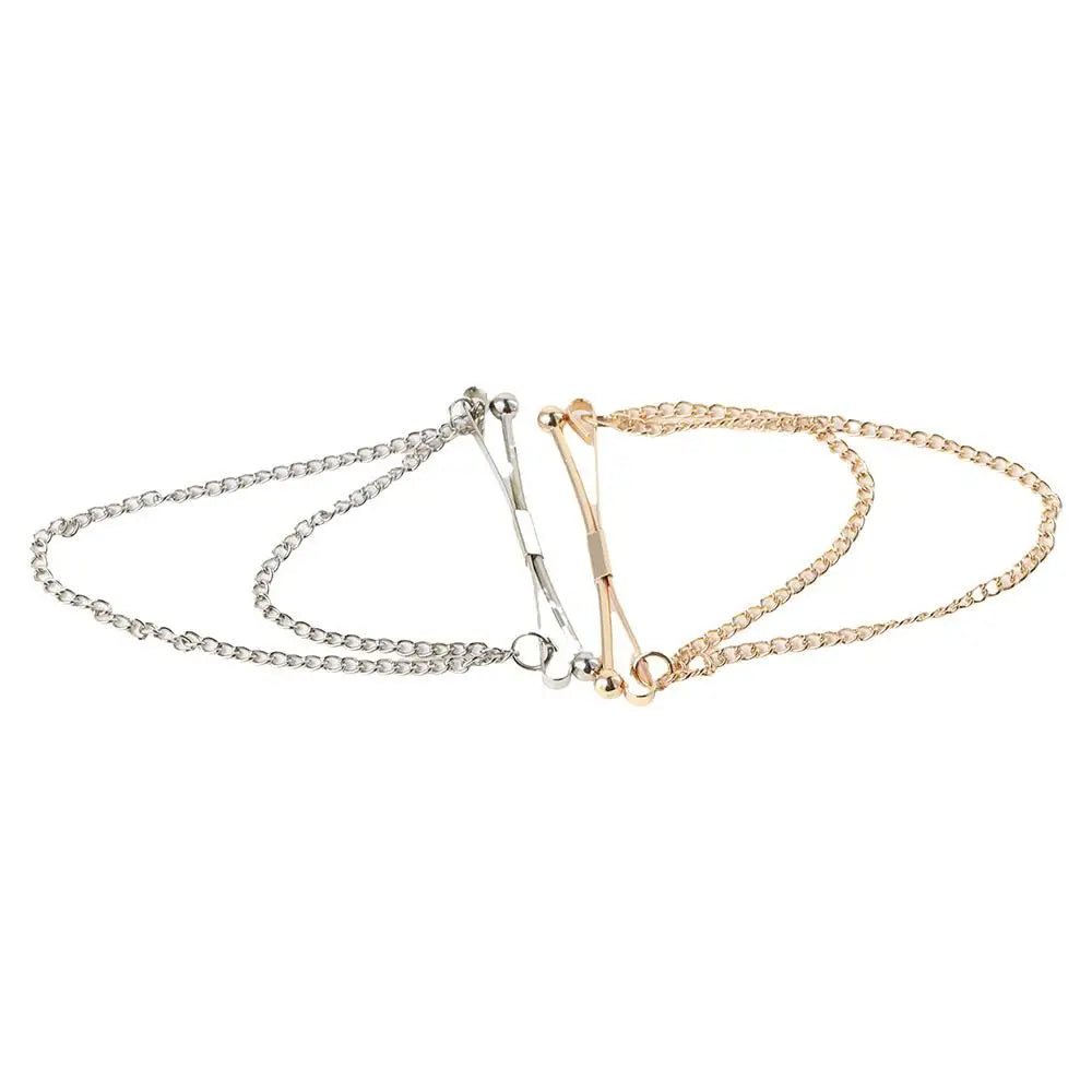 Pendent Non-injury Clothing High-grade Prevent Exposure Tassel Women Collar Bar Tie Clip Men Collar Clip Neckwear Accessories