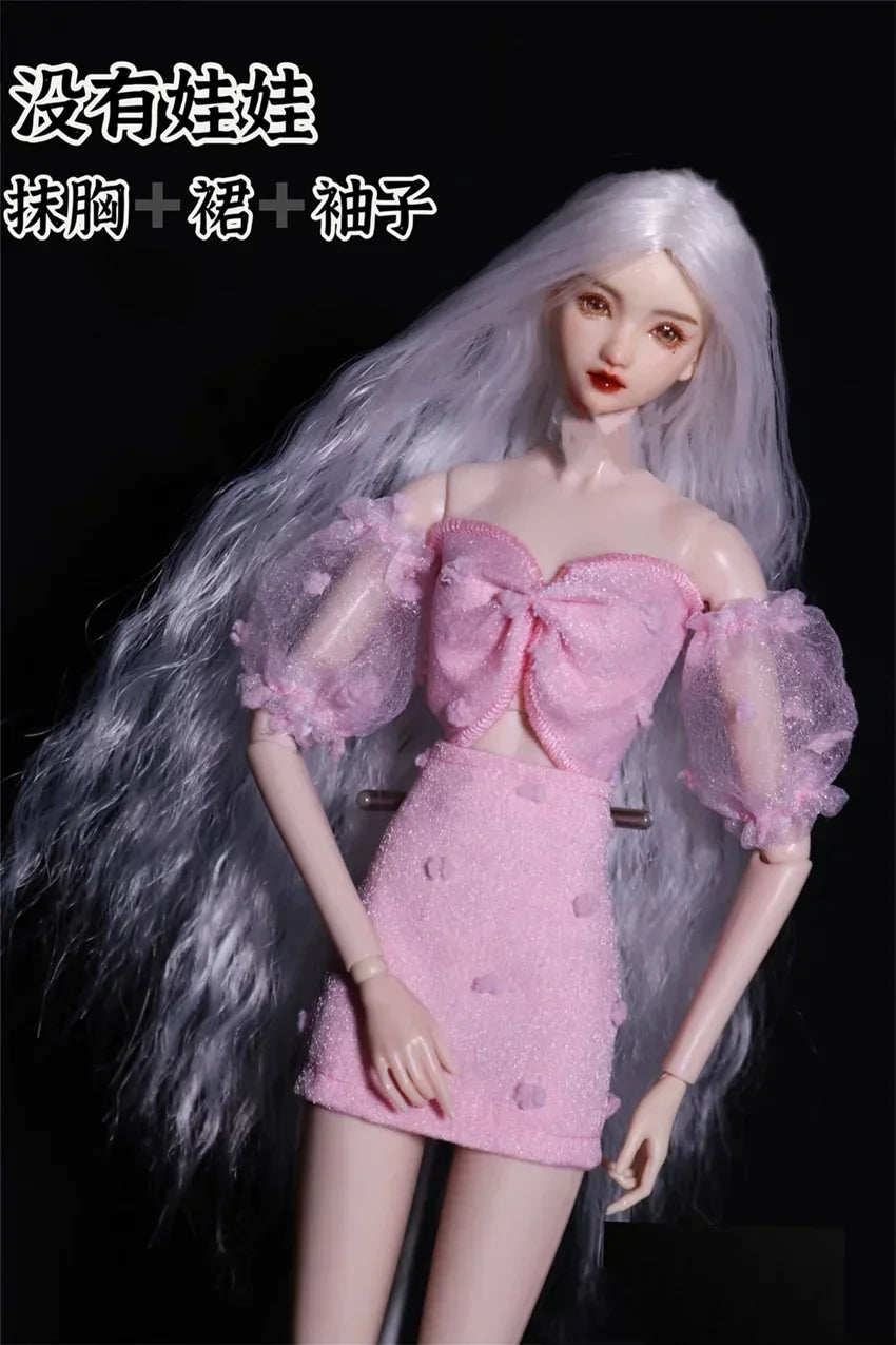 Clothing set / long sleeve sweater pant coat bag necklace shoes / doll accessories for 30cm xinyi Fr ST blythe BB doll
