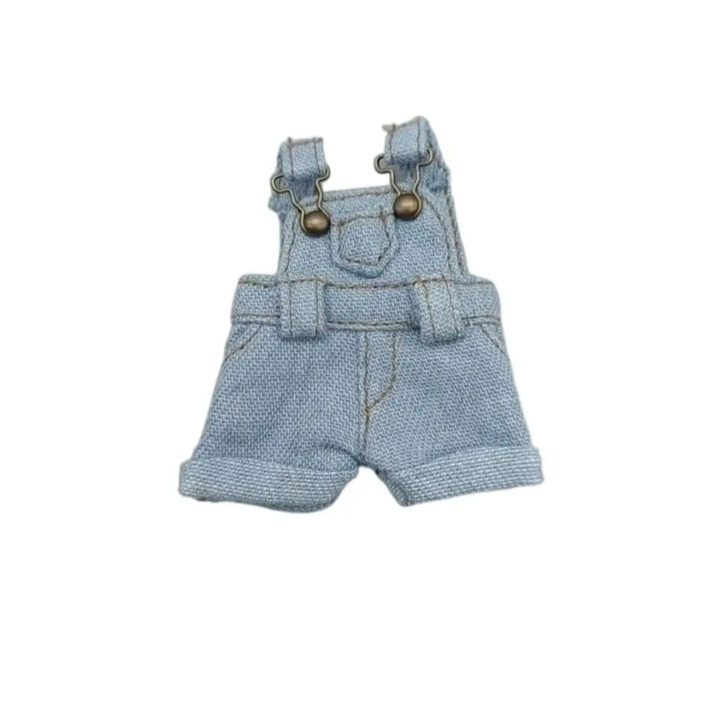 Accessories Casual Wears OB11 Denim Pants Playing House Dress Up Clothes Overalls Outfit Trousers Jeans Pants Girls