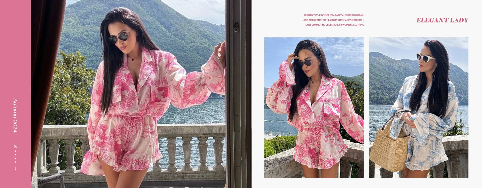 Clacive Casual Loose White 2 Piece Sets Women Outfit 2025 Elegant Long Sleeve Robes With Mid Waist Shorts Set Female Clothing