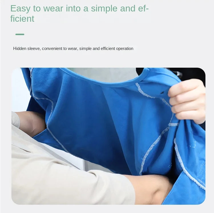 New Protective Restraint Clothing Oxford Cloth Safety Clothing Breathable Back Buckle Hidden Sleeves Portable Wear-Resistant