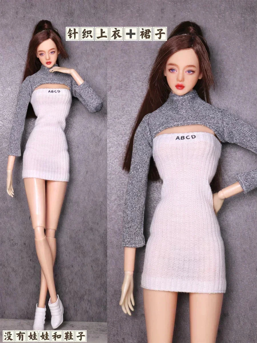 Clothing set / long sleeve sweater pant coat bag necklace shoes / doll accessories for 30cm xinyi Fr ST blythe BB doll