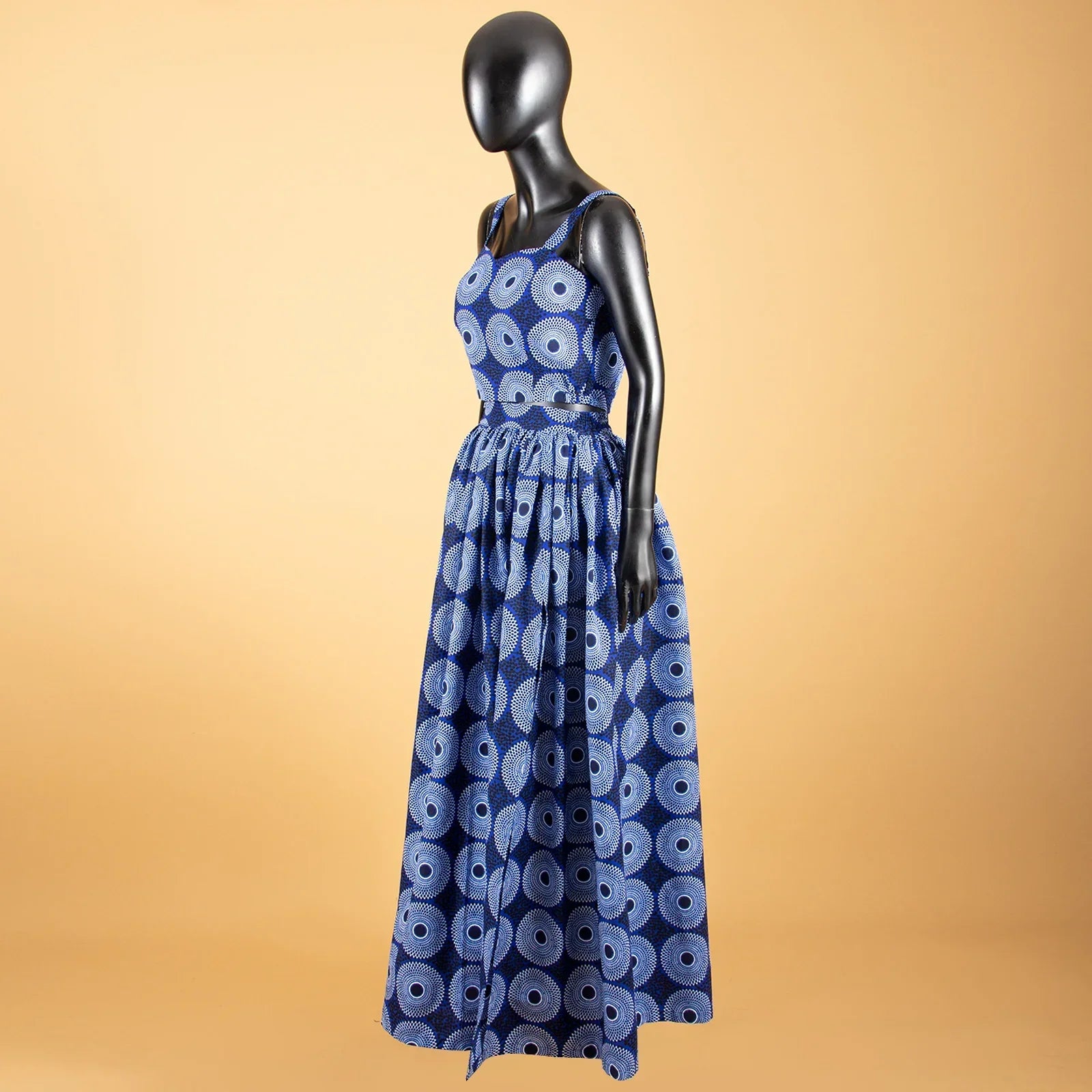 African Clothes for Women Print Crop Top and Maxi Skirt 2 Piece Set Party Outfits Traditional Clothing Ankara Attire A2326001