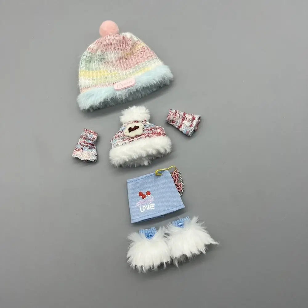 Accessories Casual Wears Elegant Dresses Humanoid Dress Up OB11 Clothes Set Handmade Cotton Cloth Princess Skirt DIY