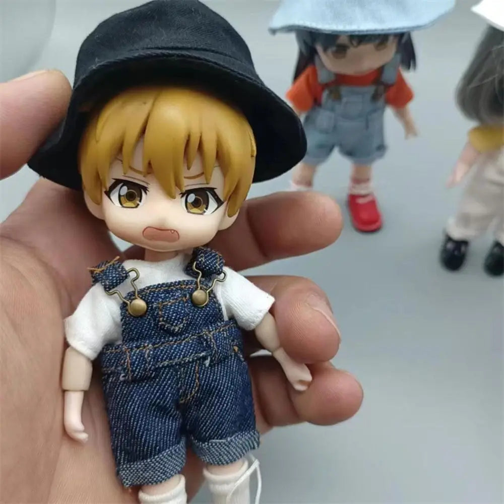 Accessories Casual Wears OB11 Denim Pants Playing House Dress Up Clothes Overalls Outfit Trousers Jeans Pants Girls