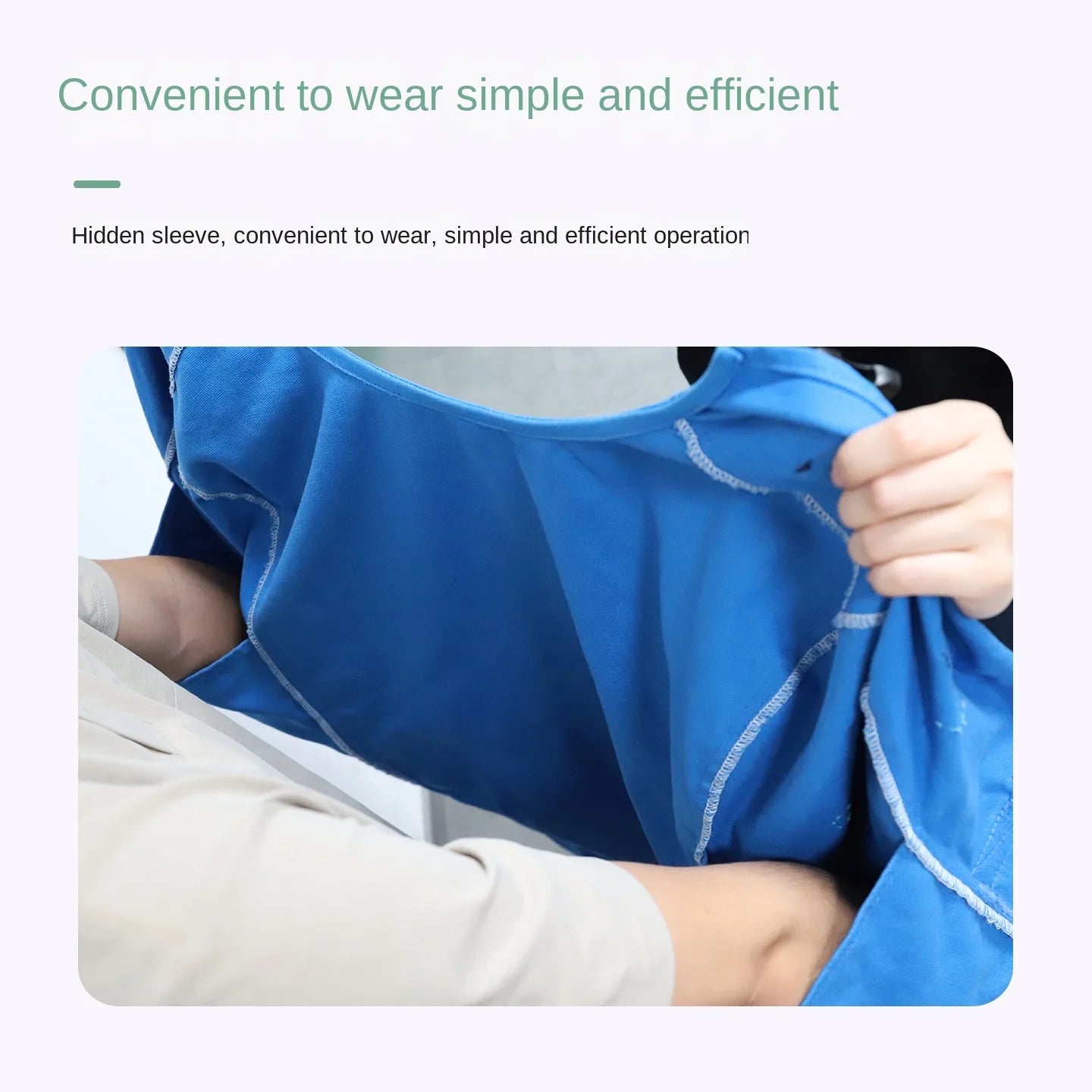 New Protective Restraint Clothing Oxford Cloth Safety Clothing Breathable Back Buckle Hidden Sleeves Portable Wear-Resistant